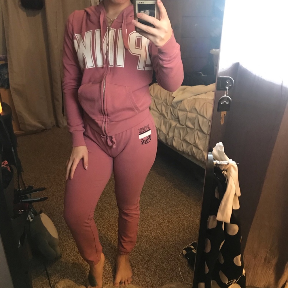 Victoria secret pink sweat outfit